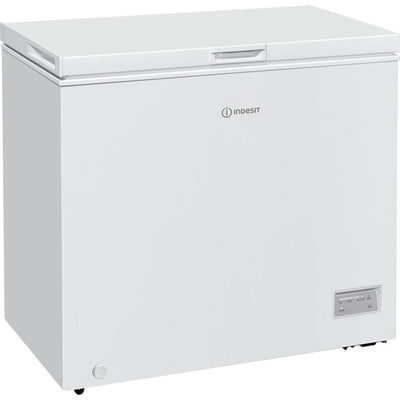 Indesit INCF1984UK 198L Low Frost Chest Freezer – White | 91 cm Freestanding Freezer (E Rated)