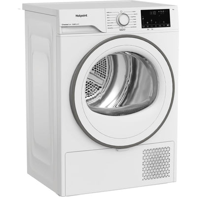 Hotpoint 8kg Heat Pump Tumble Dryer – White, 60cm, Pet Hair Care (CHSD82MWWUK)