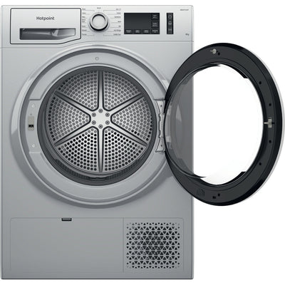 Hotpoint 8Kg Heat Pump Tumble Dryer - Sliver - NTM1182SSK