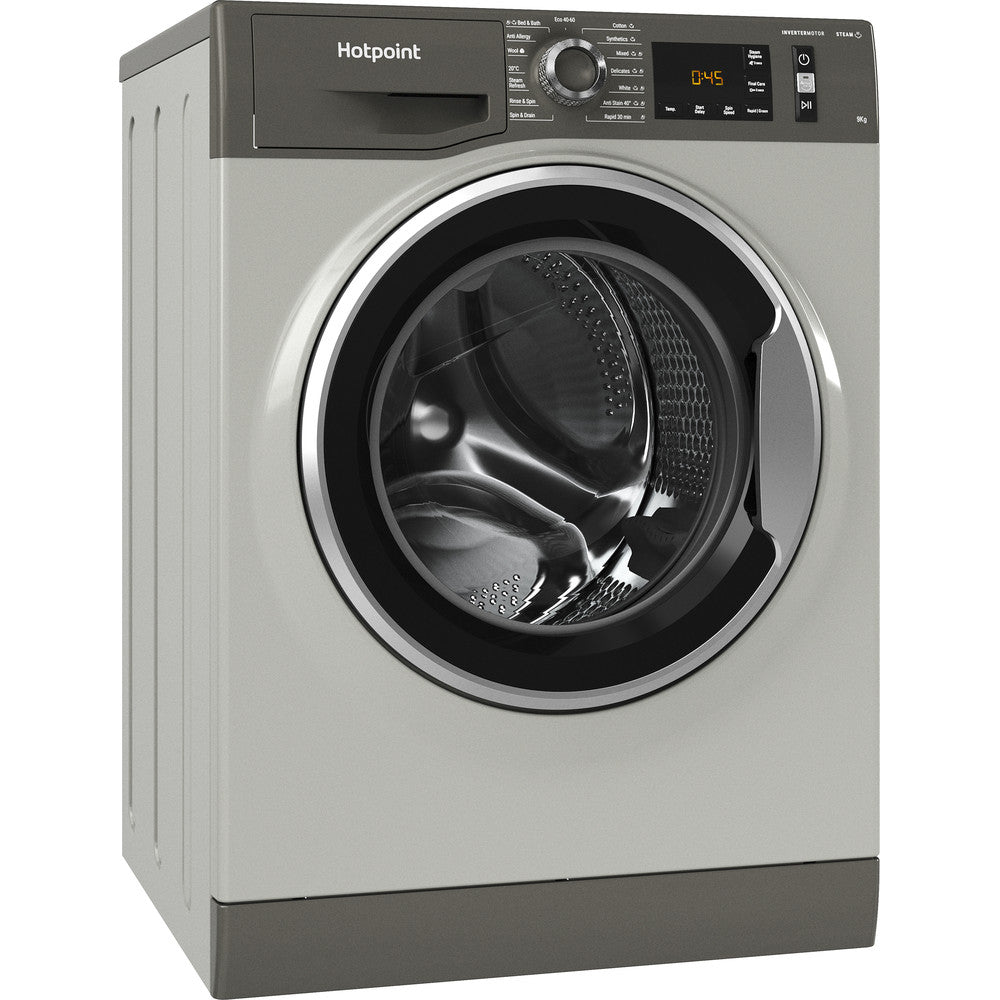 HOTPOINT  9 kg 1400 Spin Washing Machine - Graphite - NM11946GCAUKN