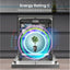 Hisense Full-Size WiFi-Enabled Freestanding Dishwasher – HS673C60XUK, 16 Place Settings, Stainless Steel