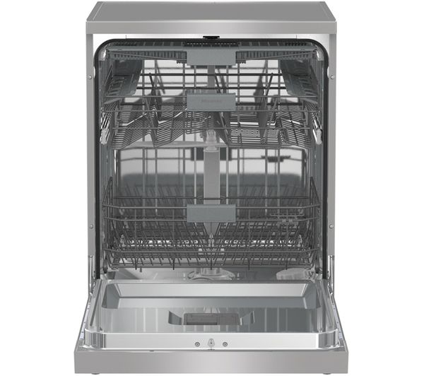 Hisense Full-Size WiFi-Enabled Freestanding Dishwasher – HS673C60XUK, 16 Place Settings, Stainless Steel