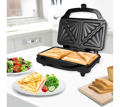 Hamilton Beach Deep Fill Sandwich Toaster – Black & Stainless Steel – Model HB1026