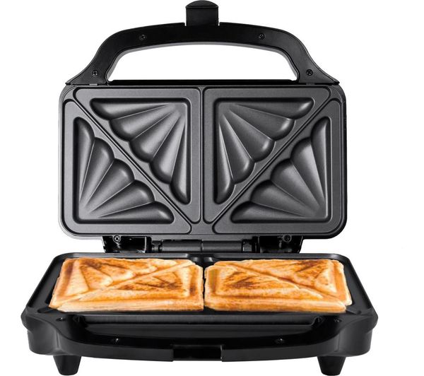 Hamilton Beach Deep Fill Sandwich Toaster – Black & Stainless Steel – Model HB1026