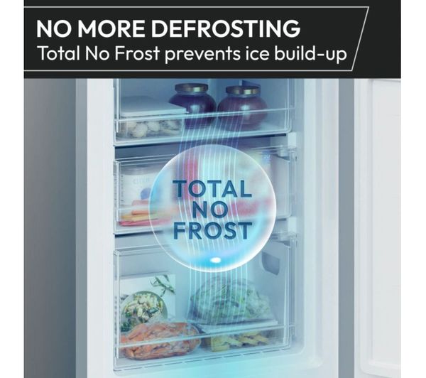 Hoover HONCQ2T618EWKR No Frost Fridge Freezer, 60/40 – White