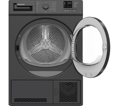 HOTPOINT CHDC82GGGDUK 8KG Sensor Condenser Tumble Dryer - Graphite