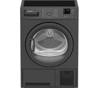 HOTPOINT CHDC82GGGDUK 8KG Sensor Condenser Tumble Dryer - Graphite