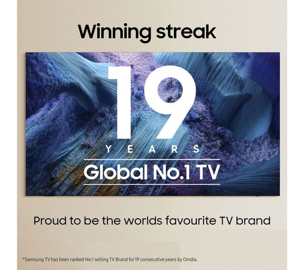Samsung 85″ QLED Q7F 4K Vision AI Smart TV (2025) – Q4 AI Processor, Real Quantum Dot, Tizen OS