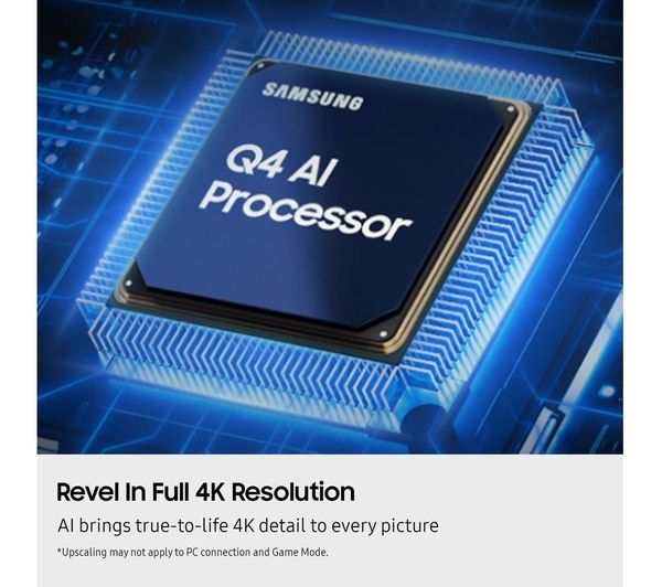 Samsung 85″ QLED Q7F 4K Vision AI Smart TV (2025) – Q4 AI Processor, Real Quantum Dot, Tizen OS