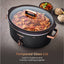 Tower Cavaletto T16043BLK 6.5L Slow Cooker with 3 Heat Settings– Black & Rose Gold