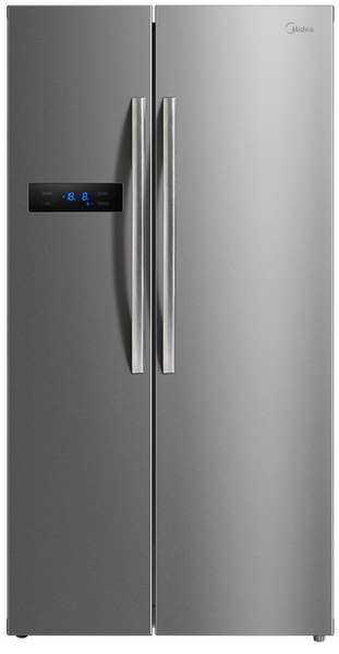 Midea 548L American Fridge Freezer – Stainless Steel, E Rated (MDRS710FGE02)