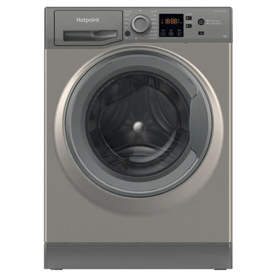 Hotpoint NSWM1046GGUK – 10 kg Anti‑Stain Washing Machine, 1400 rpm, Graphite, A‑Rated