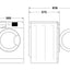 Hotpoint NSWM 7469 GG UK 7kg 1400rpm Freestanding Washing Machine – Anti-Stain Technology, Quick Wash, A Energy Rated, Graphite