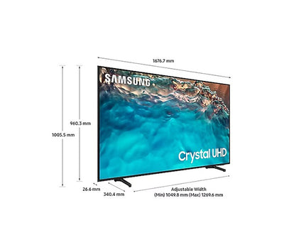 75" BU8000 CRYSTAL UHD 4K HDR SMART TV (2022)