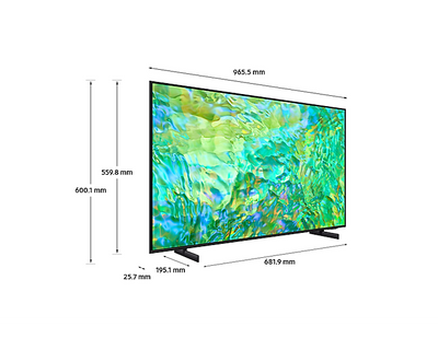 Samsung 43” Crystal UHD 4K HDR Smart TV  UE43CU8000