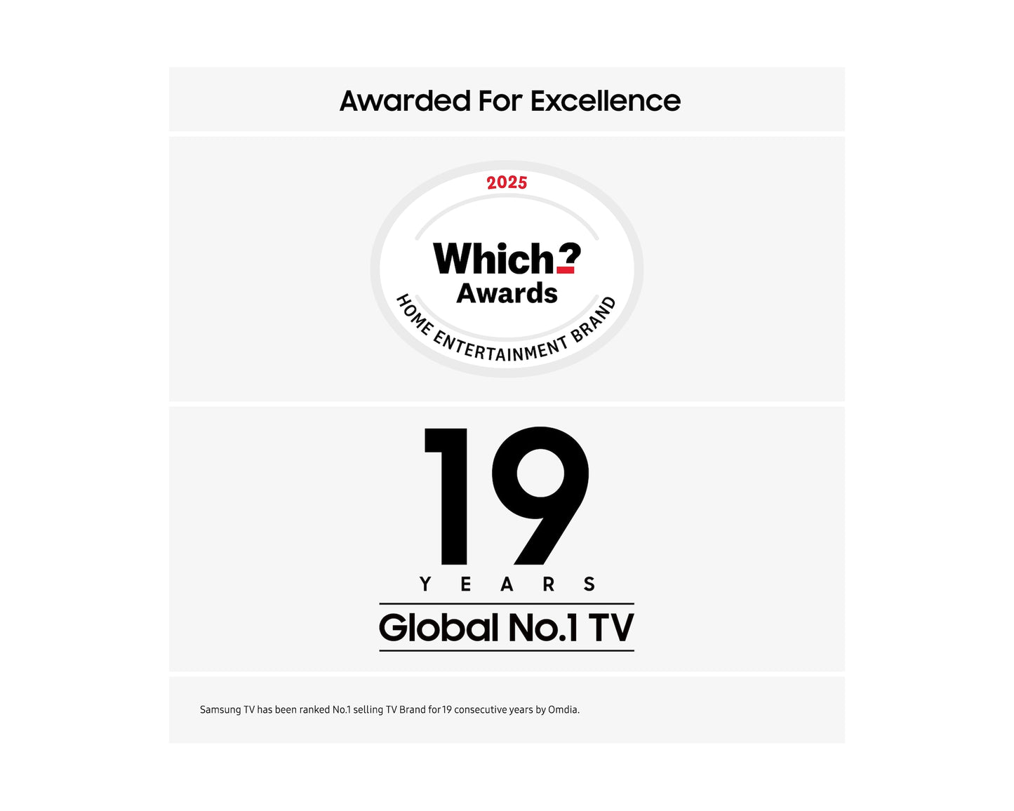 Samsung 43″ Crystal UHD U8020F 4K Smart TV (2025) – Crystal Processor 4K, Tizen Smart TV