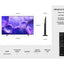 Samsung 43″ Crystal UHD U8020F 4K Smart TV (2025) – Crystal Processor 4K, Tizen Smart TV