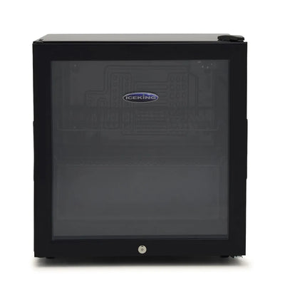 Iceking DF48K.E Mini Drinks Fridge In Black