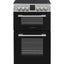 Montpellier MDOC50FS 50cm Double Ceramic Cooker in Silver